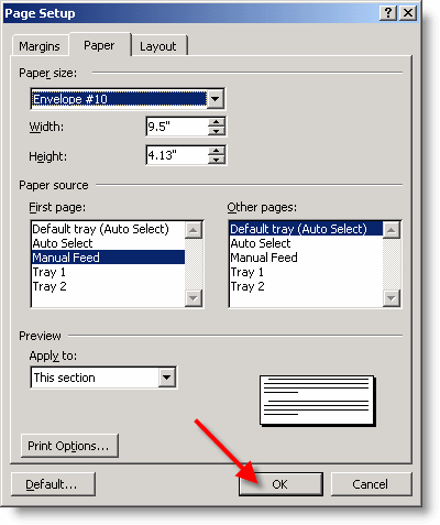 how to print address labels in word 2003