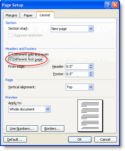 show header and footer in word for mac