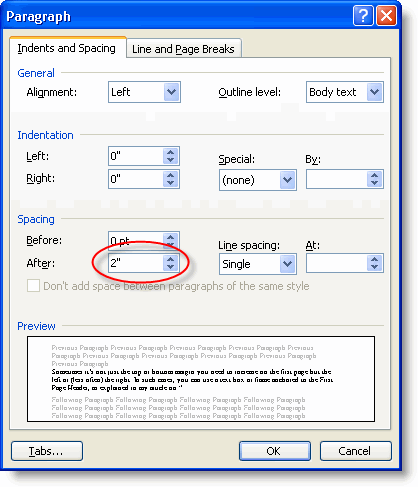 microsoft word how to change margins on one page