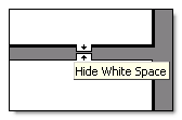 Click now to hide white space