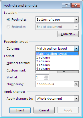 using endnote in word 2013